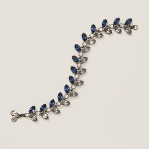 LOFT leaf gem bracelet! EUC!